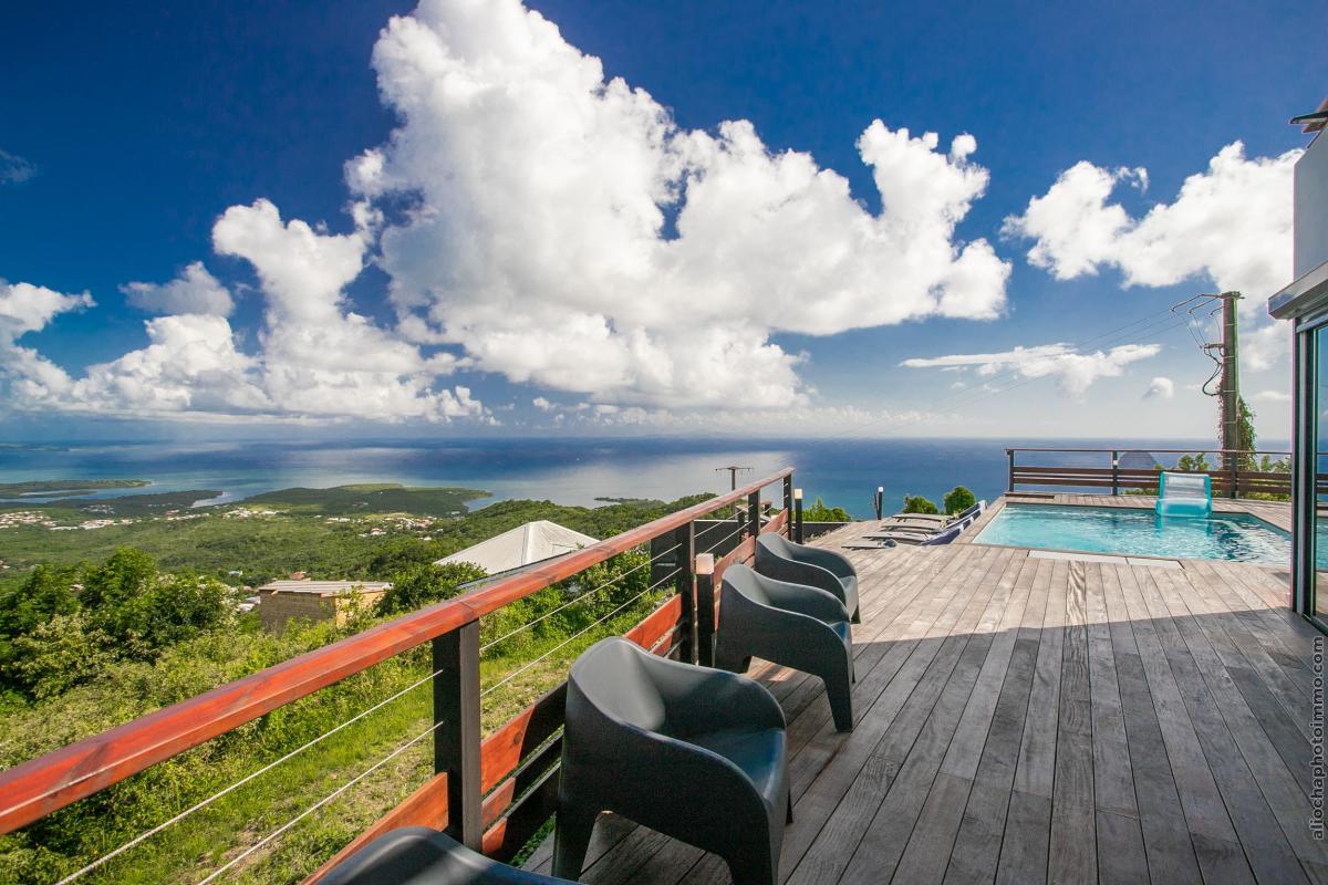Location villa luxe Le Diamant Martinique - La vue